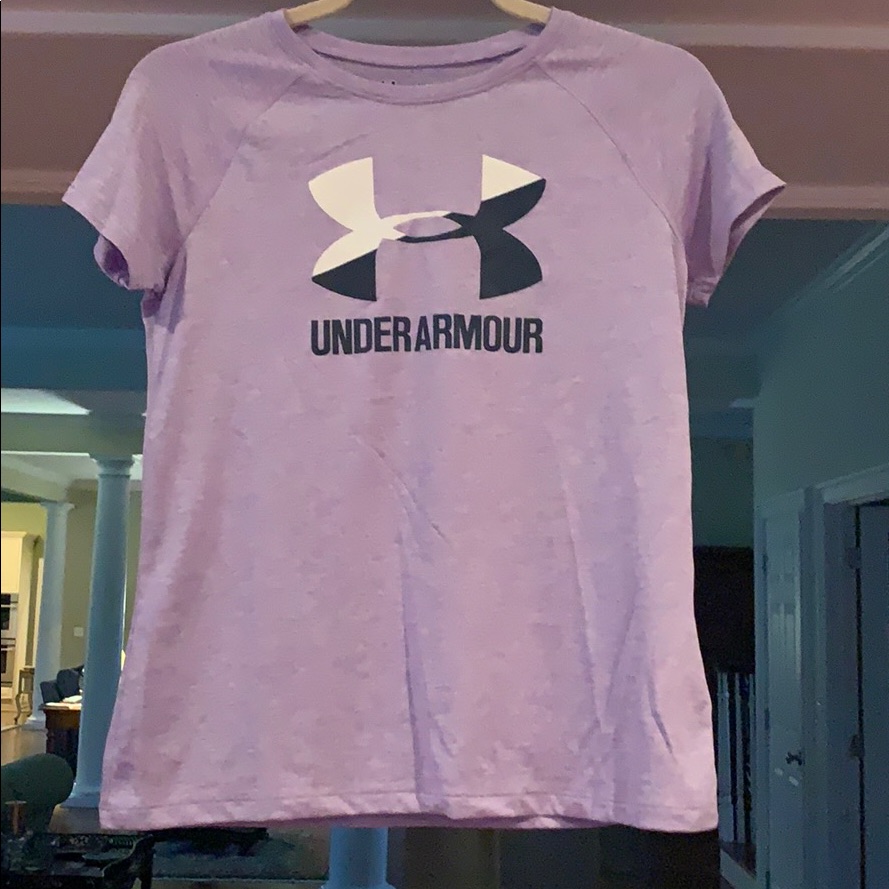 Purple Girls Under Armour T-Shirt